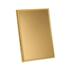 4mm Thickness Golden Stainless Steel Sheet Ceiling Decoration 600-1500mm Length